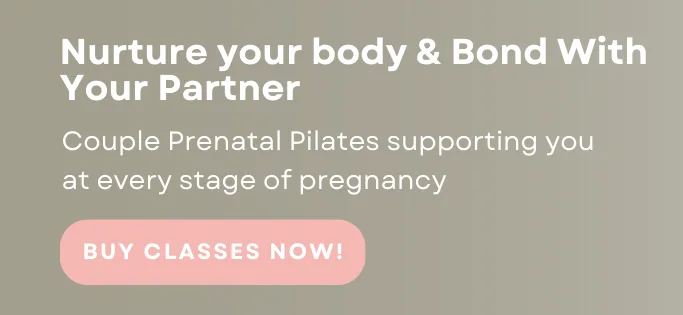 Expecting couple bonding through Pilates session at PilatesFitness Singapore