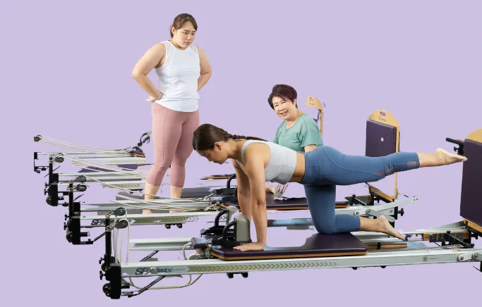 expert instructor demo reformer moves