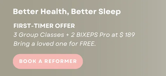 enjoy better health and sleep with reformer pilates and bixeps pro